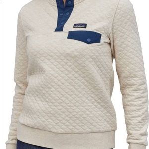 Patagonia Women’s Quilted Snap-T Pullover Sweatshirt — Small